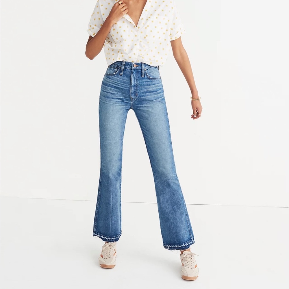 Madewell rigid flare jeans